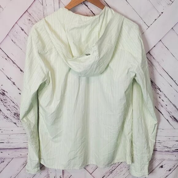 Kuhl Striped Buttoned Down Shirt Hood - Picture 3 of 3